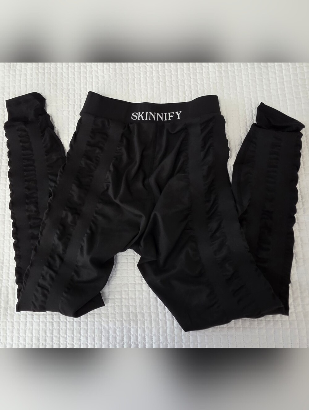 Skinnify Black Resistance Band Sculpting Leggings